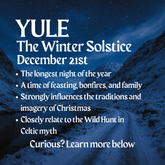 yule the winter solstice december 21st image of a snowy landscape in the gap of dunloe ireland explaining the meaning of yule the longest night of the year feasting bonfires family strongly influences christmas traditions closely related to the wild hunt in celtic myth yuletide